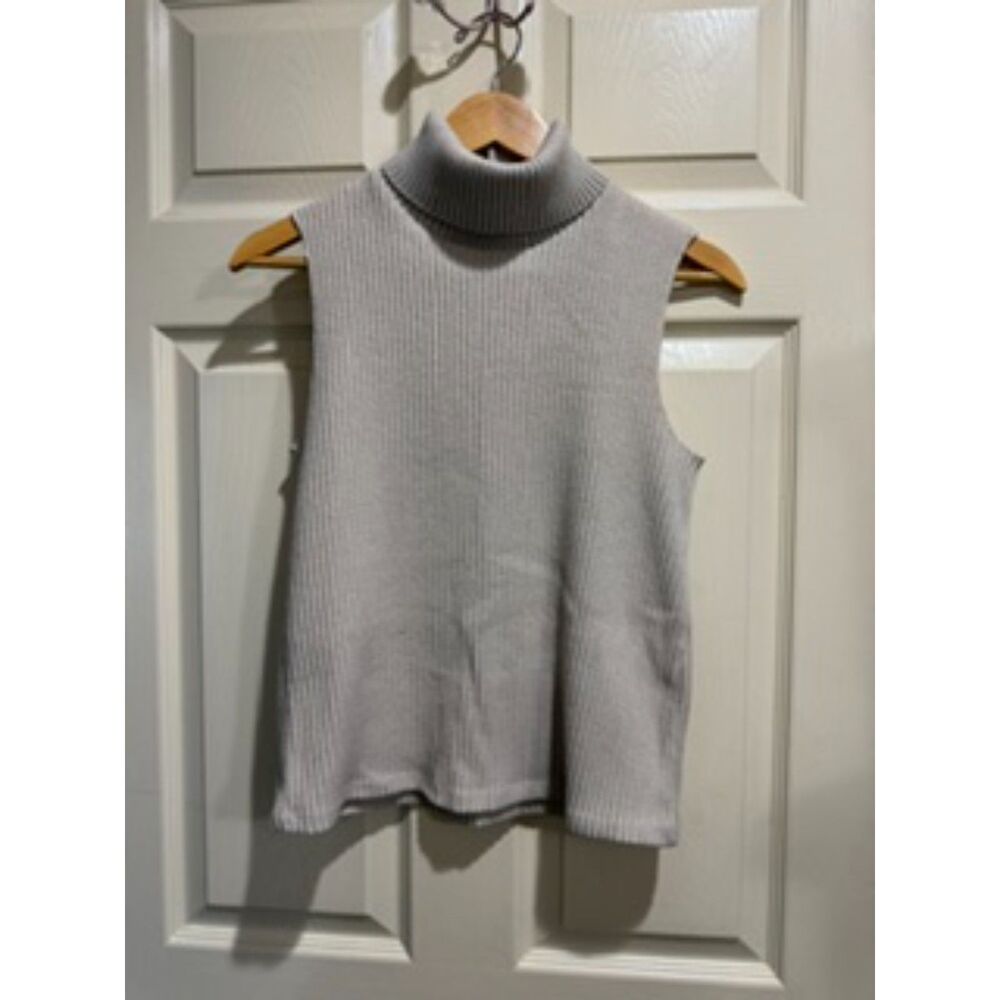 Zara Ribbed Cream Tank Top